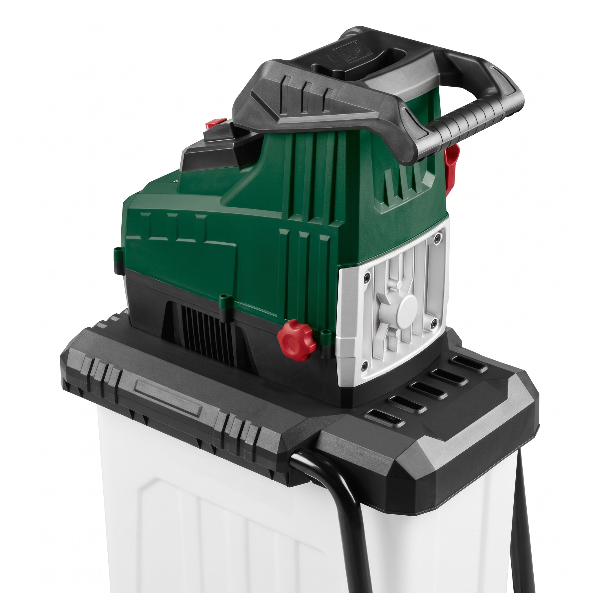 Steflio Gartenhäcksler mit elektrischem Schalldämpfer, 2800 W, mit Walze Ansicht