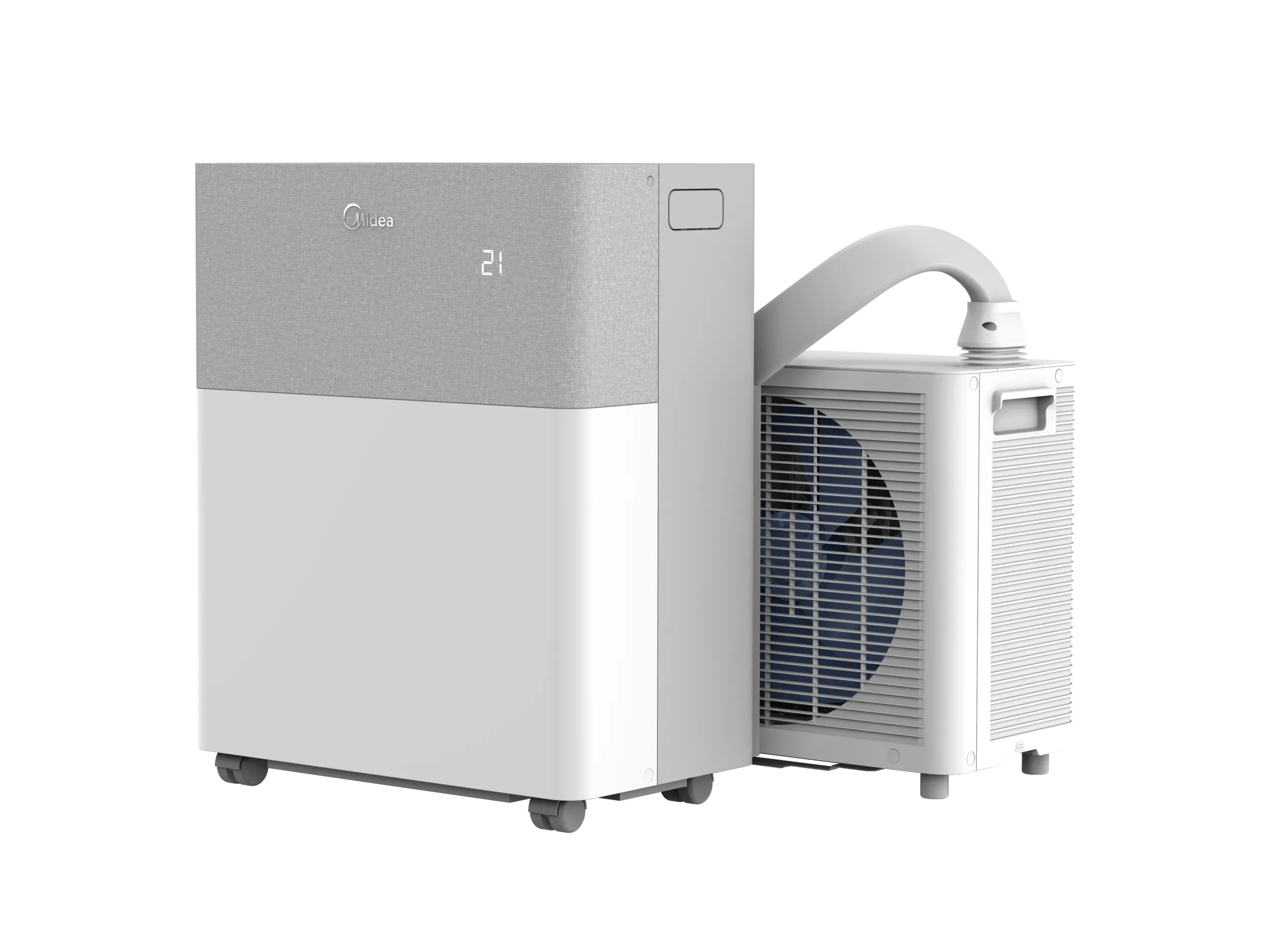 Midea Portasplit Mobiles Split-Klimagerät Inverter 12000 BTU Weiß