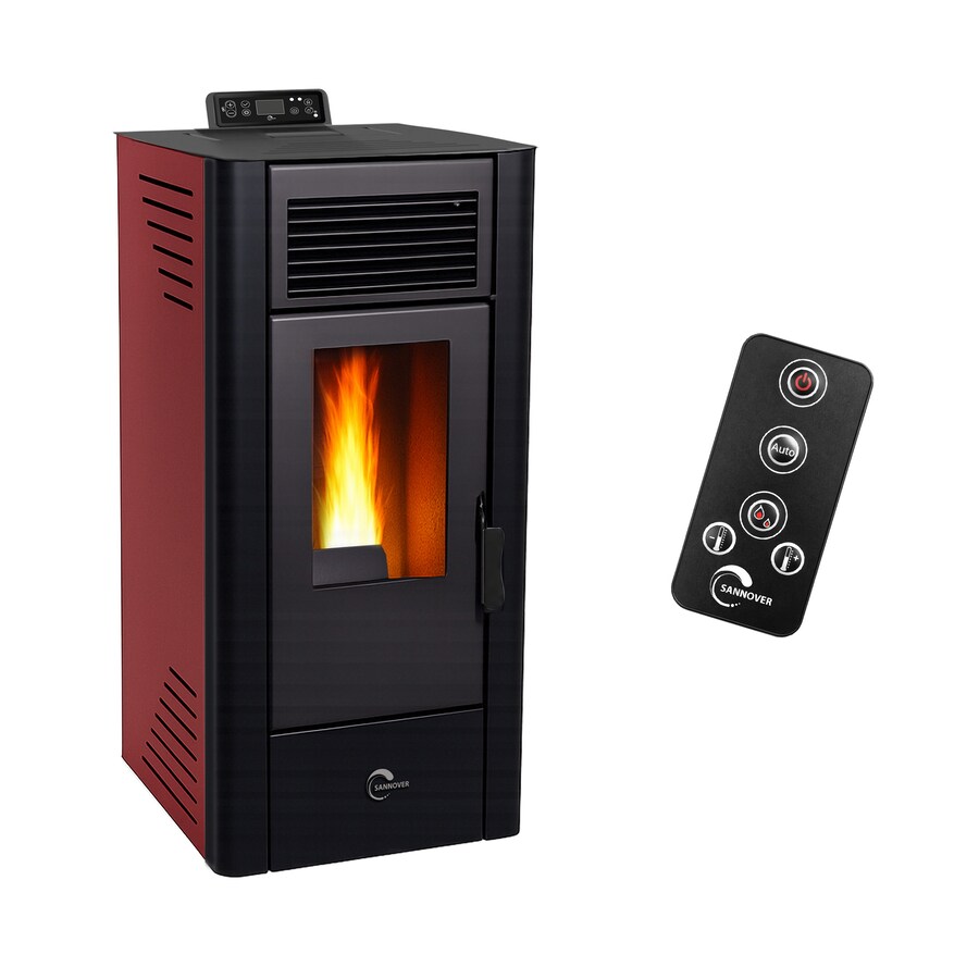 Sannover Luft-Pelletofen Anita 11,6 kW Schwarz